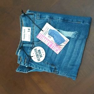 !iT Tatiana Tummy Tuck Denim Skirt nwt